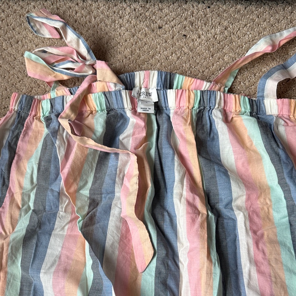 Colorful Striped Sleeveless Top